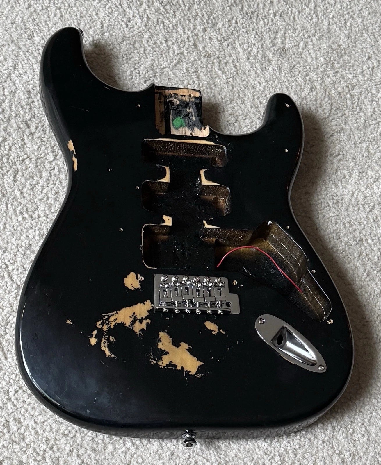 2000 60's Squier SE Fender Stratocaster FULL THICKNESS Body Amazing Relic Job!