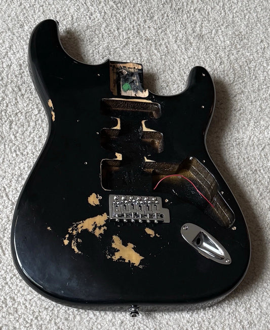 2000 60's Squier SE Fender Stratocaster FULL THICKNESS Body Amazing Relic Job!