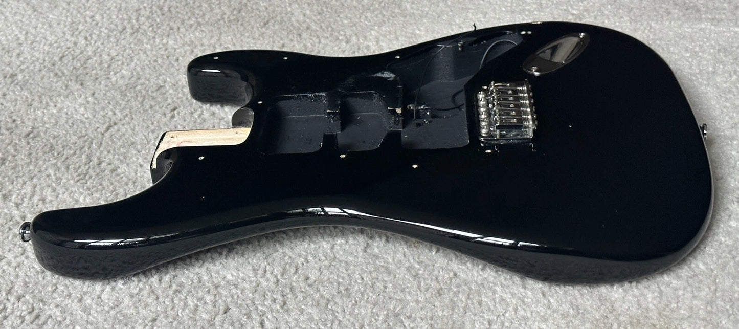 2010 Black Squier by Fender 39MM HSH Semi Loaded Lightweight Body VERY GOOD!
