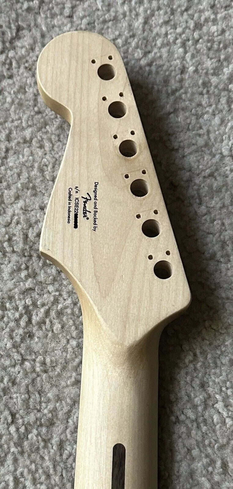 2022 Fender Squier FSR 60's Headstock 21 Fret Laurel Stratocaster Neck OPEN BOX!